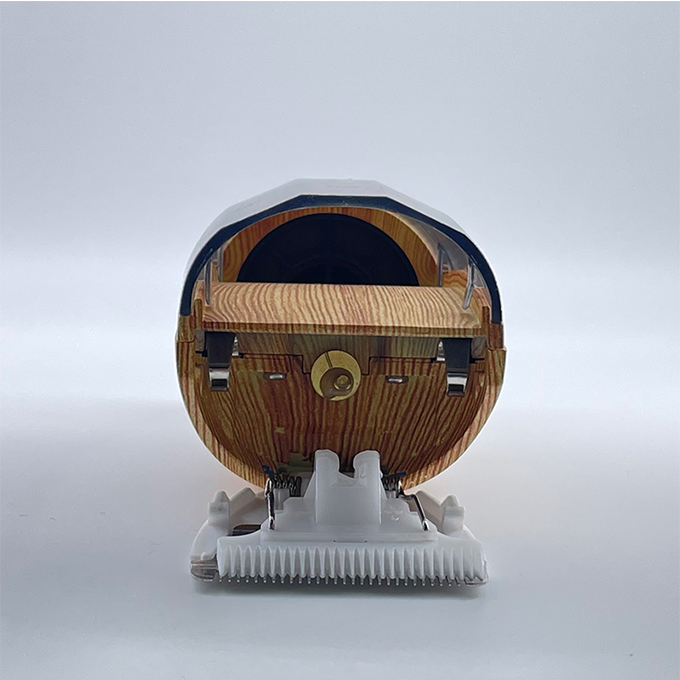 Factory OEM ODM Professional Washable Body Vacuum Hair Clipper in wooden color