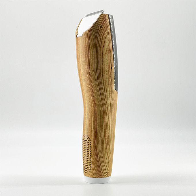 Factory OEM ODM Professional Washable Body Vacuum Hair Clipper in wooden color