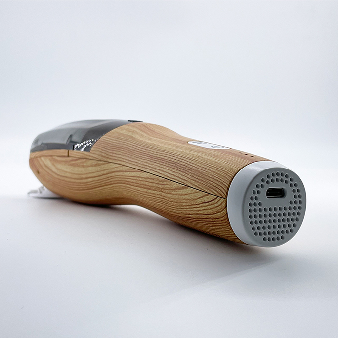 Factory OEM ODM Professional Washable Body Vacuum Hair Clipper in wooden color