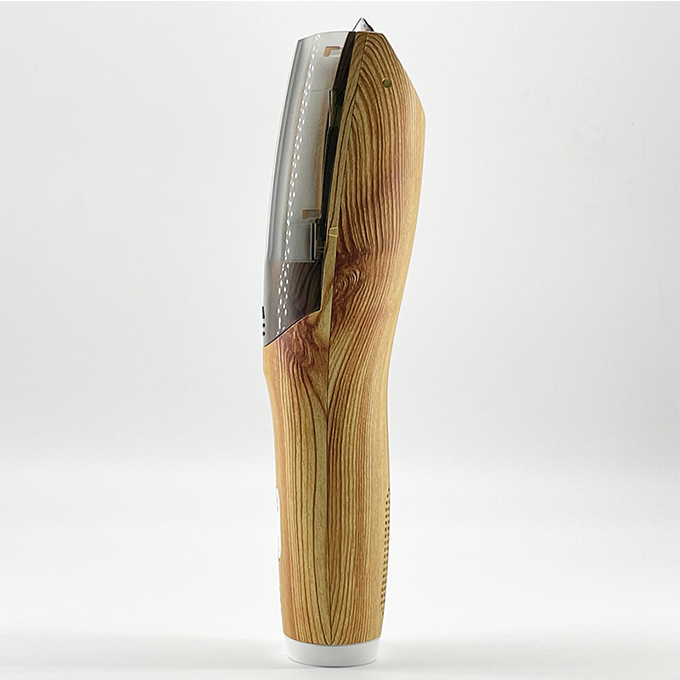 Factory OEM ODM Professional Washable Body Vacuum Hair Clipper in wooden color