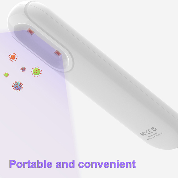 Portable UV Sterilizer Phone Cleaner Personal Sanitizer Disinfection Cabinet UV Sterilizer Lamp Wireless Charging